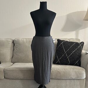 Old Navy Gray Pencil Skirt - Sleek Mid-Length Work Skirt
